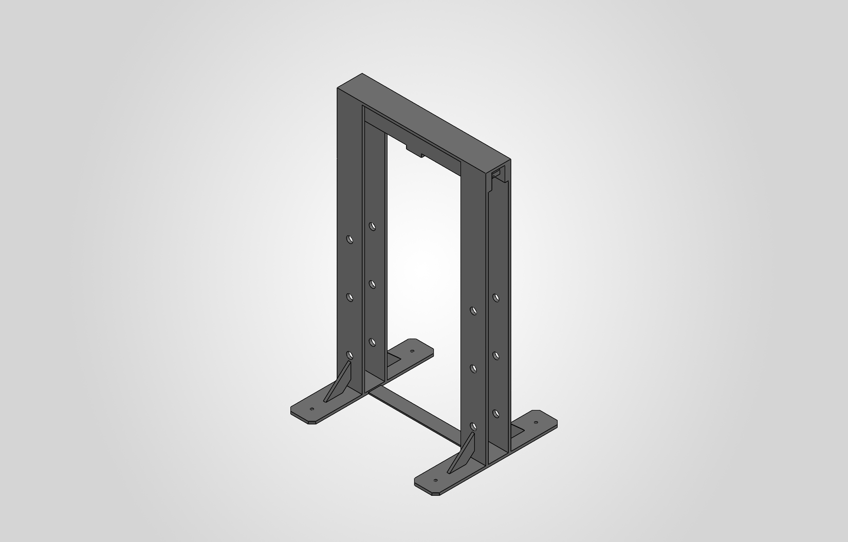 H-Frame CAD model